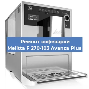 Ремонт кофемашины Melitta F 270-103 Avanza Plus в Екатеринбурге